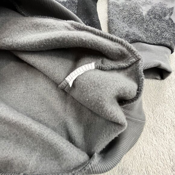 Nike Women's Hoodie Black Medium Paint Splatter Tie Dye Camo Bleed Grunge Vibe - Picture 8 of 9